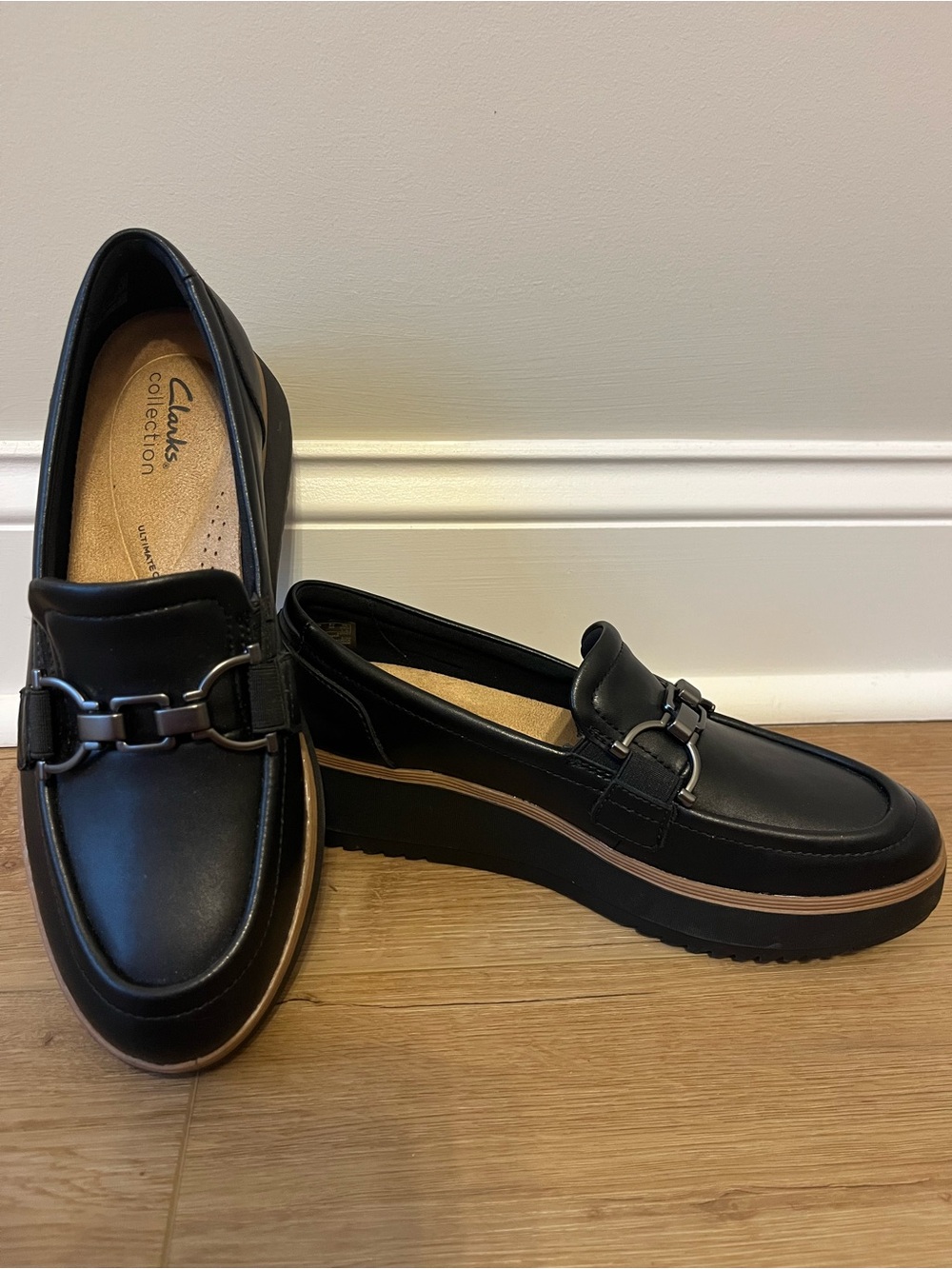 Clarks Zylah Erin Leather Loafers Eclectic Grandpa - NWOT - Size 8 - Picture 2 of 3